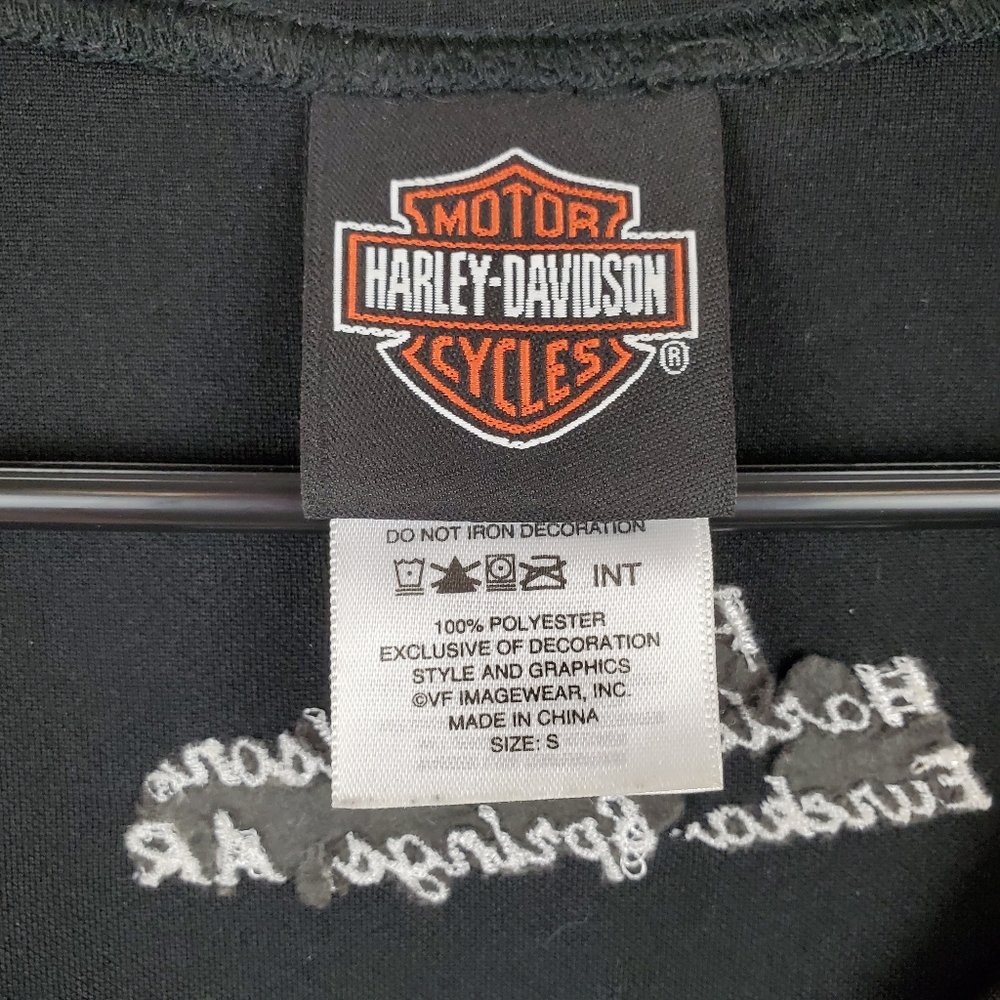 Harley Davidson Black & White Top - Picture 4 of 5